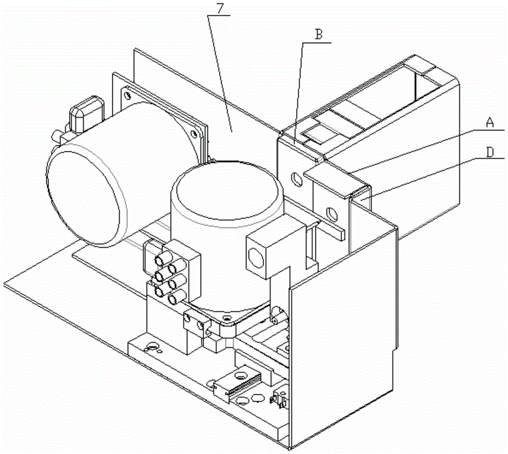 A single cartridge filling device for hydrogen peroxide low-temperature sterilization equipment