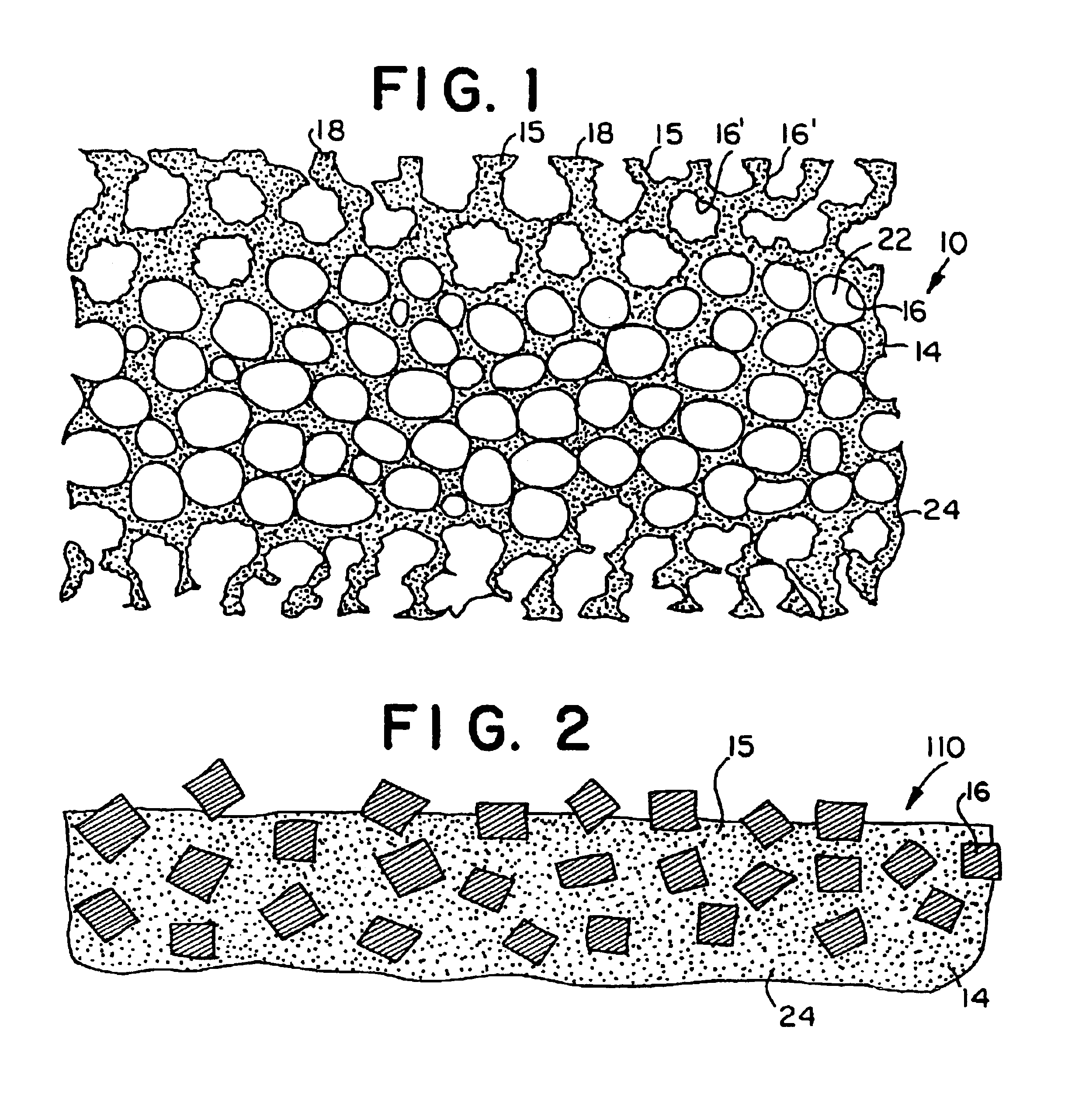 Polishing pad for a semiconductor device having a dissolvable substance