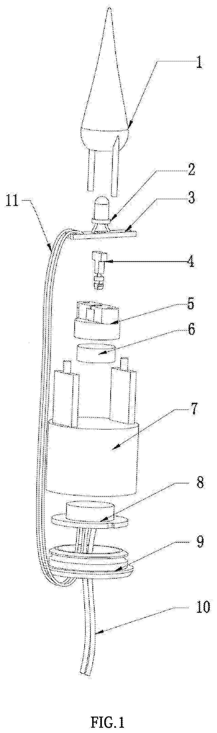 Lighting device simulating light effect of candle flame