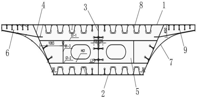 Manufacturing method of ramp steel box girder