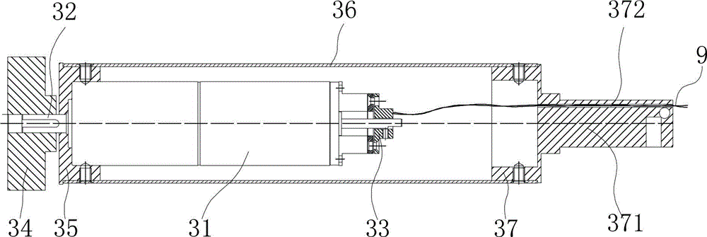 Single-scroll fireproof shutter