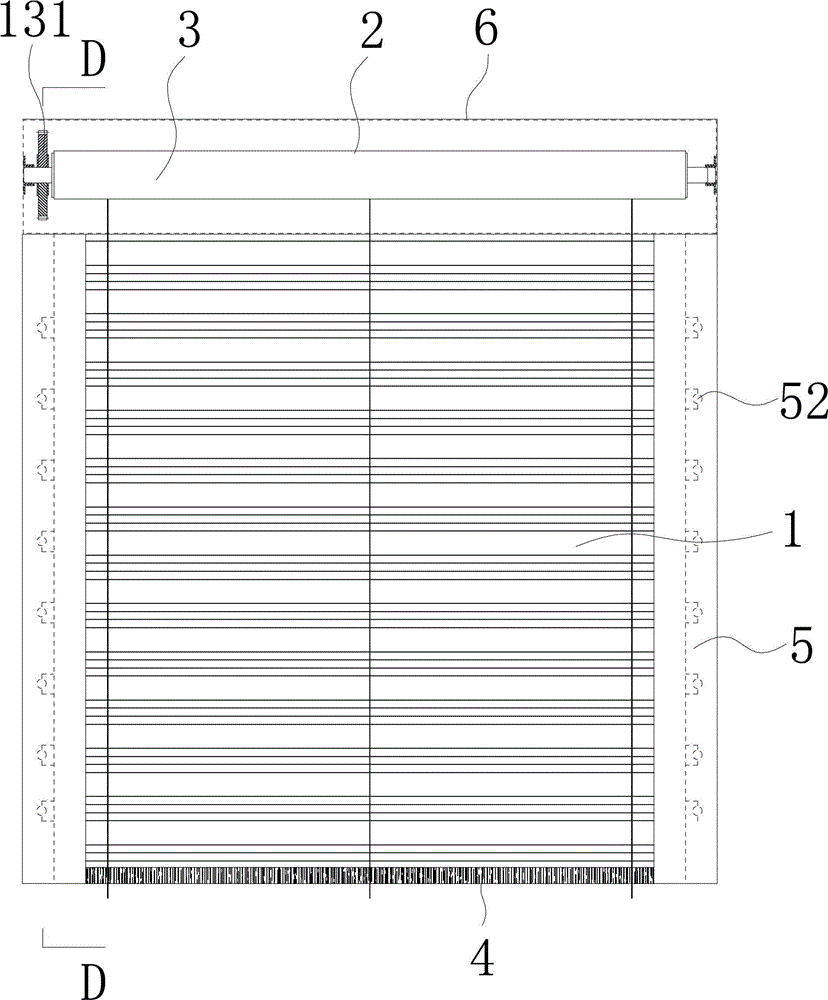 Single-scroll fireproof shutter