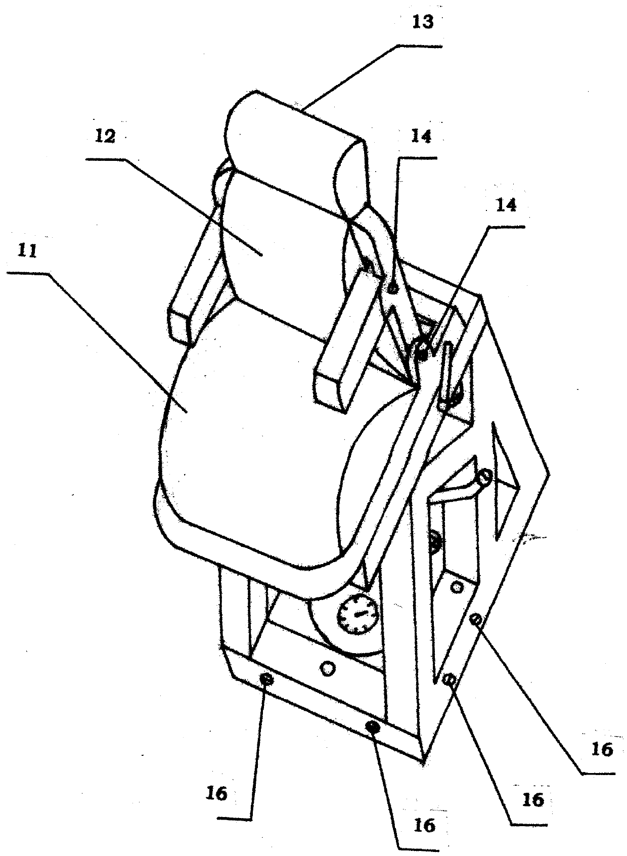 Fully automatic driver's safety seat for large, medium and small passenger vehicles