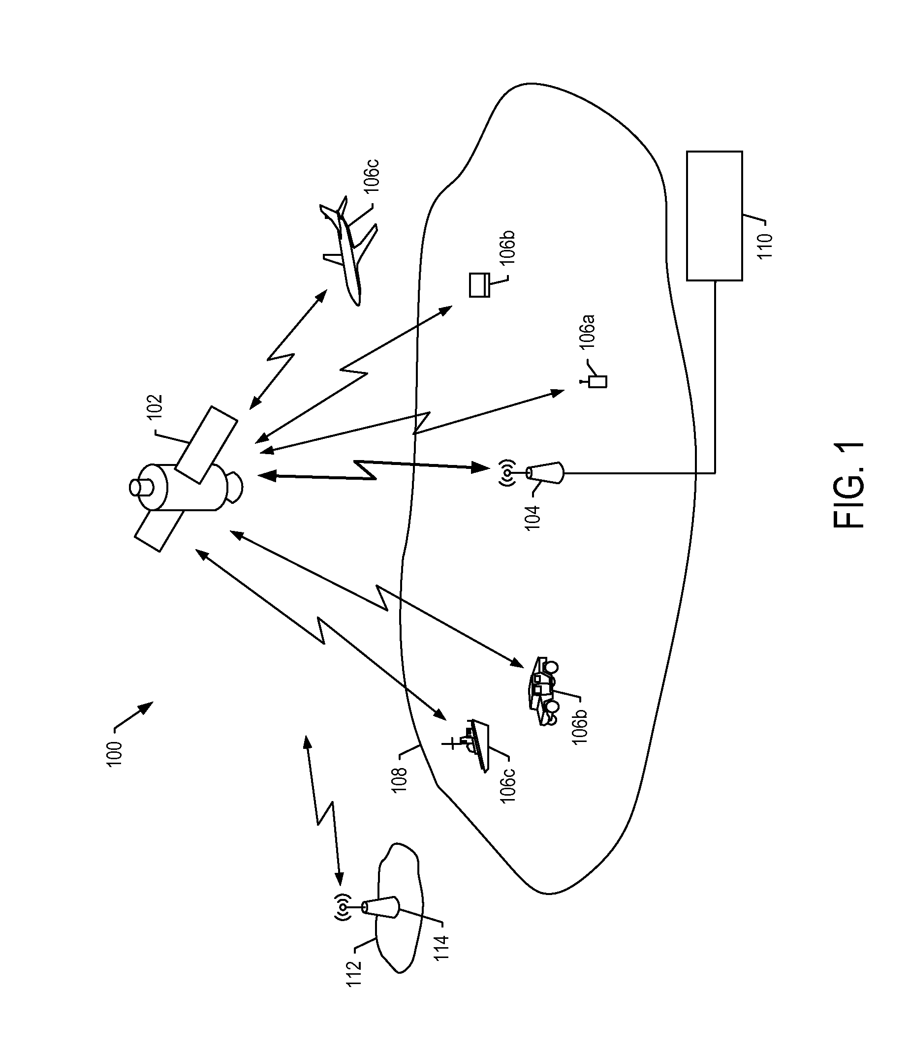 Interference suppression in a satellite communication system using onboard beamforming and ground-based processing