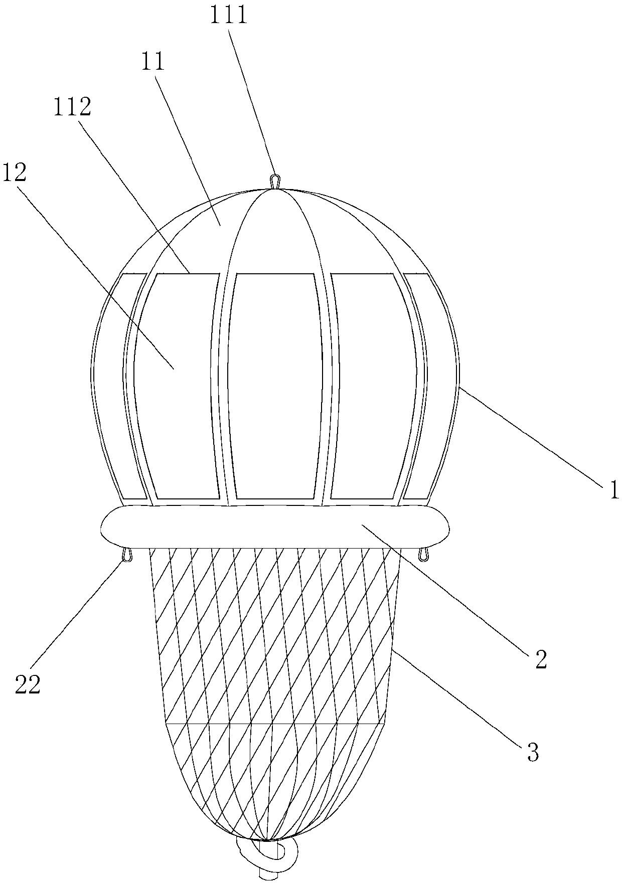 Ampullaria gigas spix trapping device