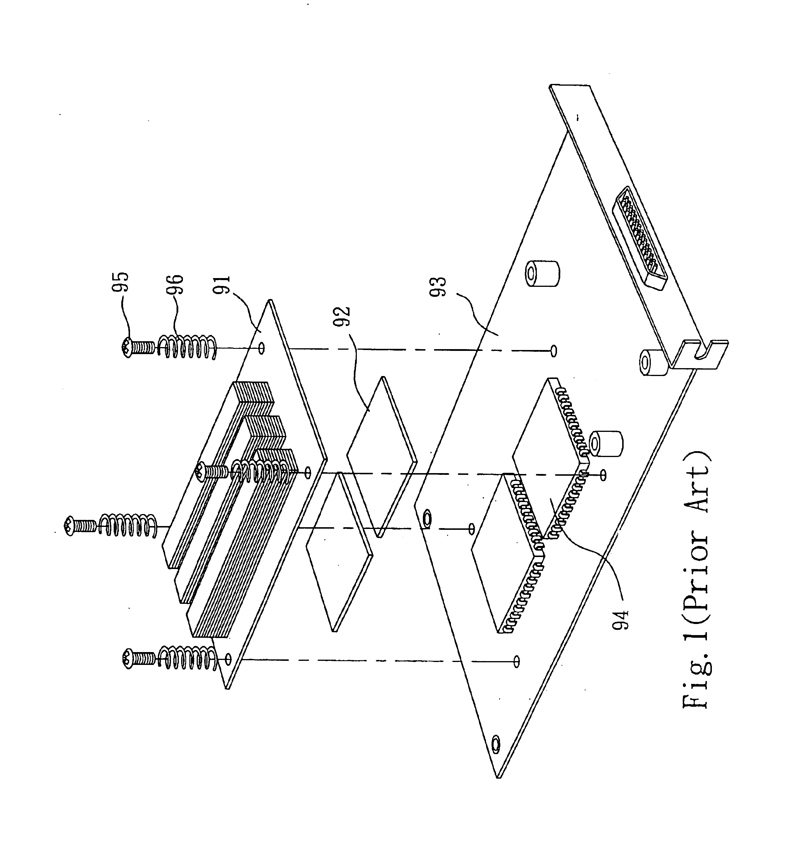 Radiator structure for a computer device