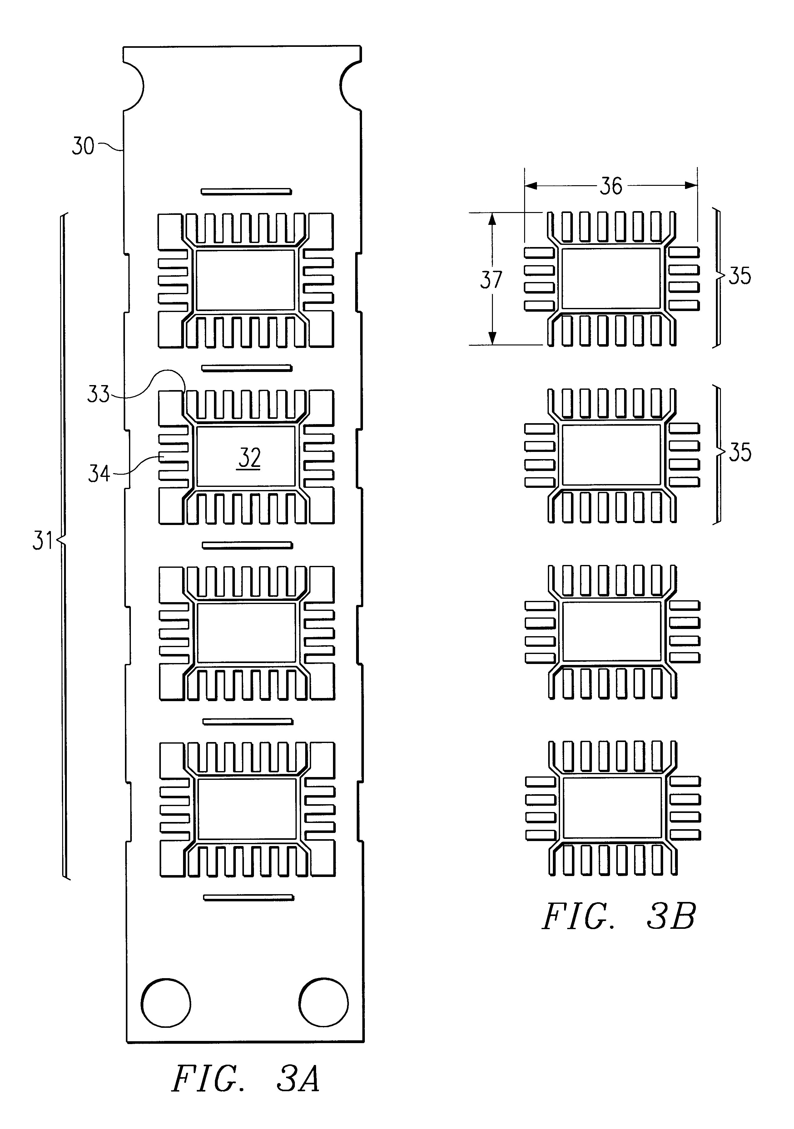 Preplating of semiconductor small outline no-lead leadframes