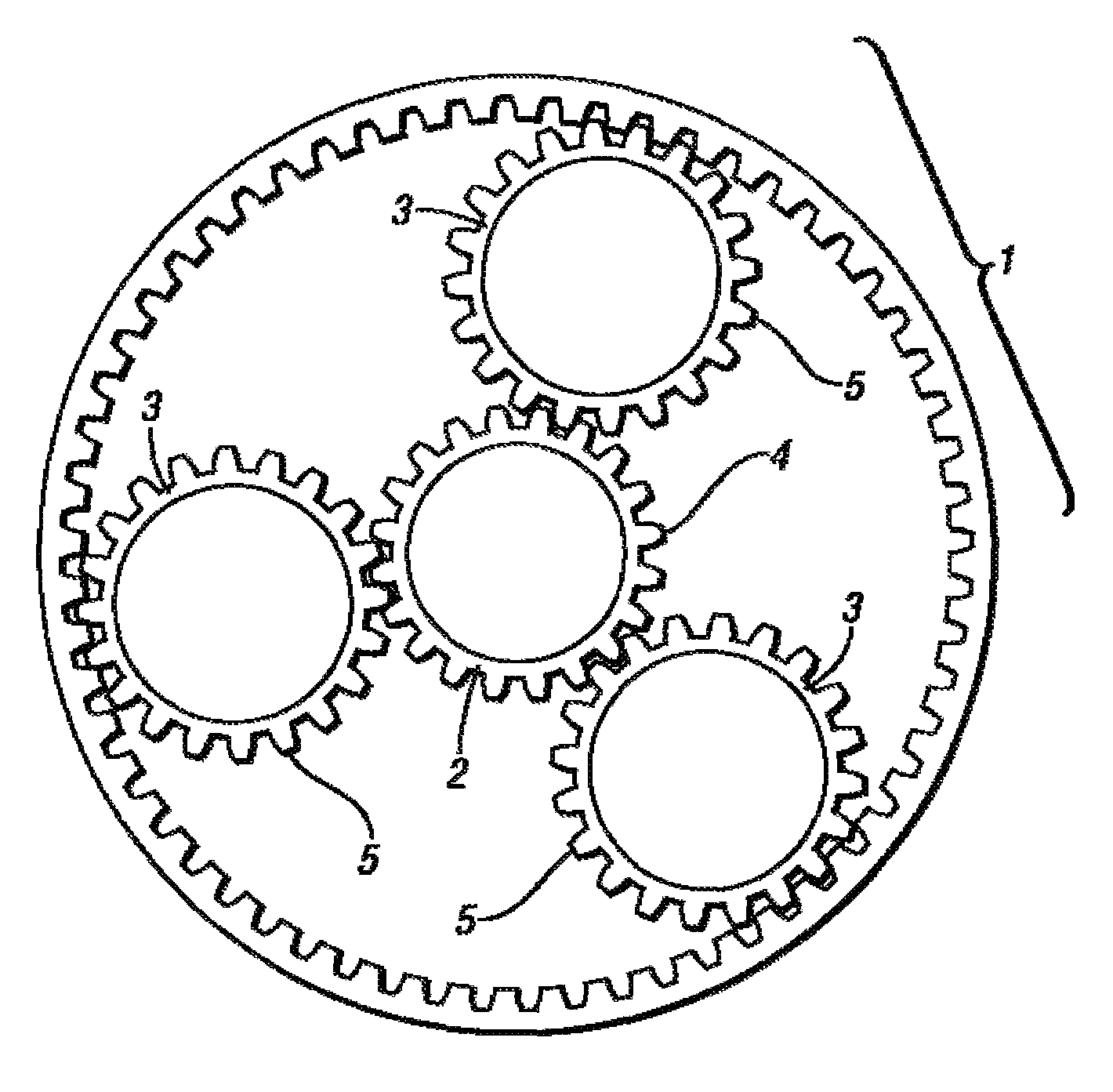 Apparatus and method of using a hardness differential and surface finish on mating hard gears