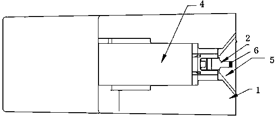 Fixed clamping structure of element box