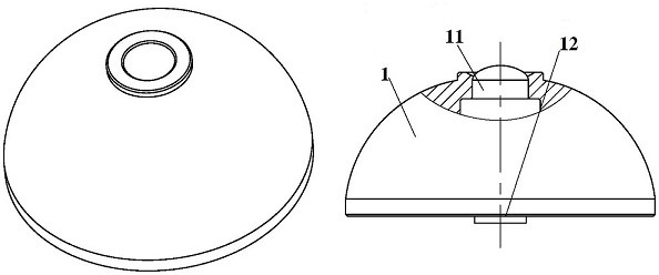 Magnetic levitation driving-based 3-DOF bionic eye movement device and movement method thereof