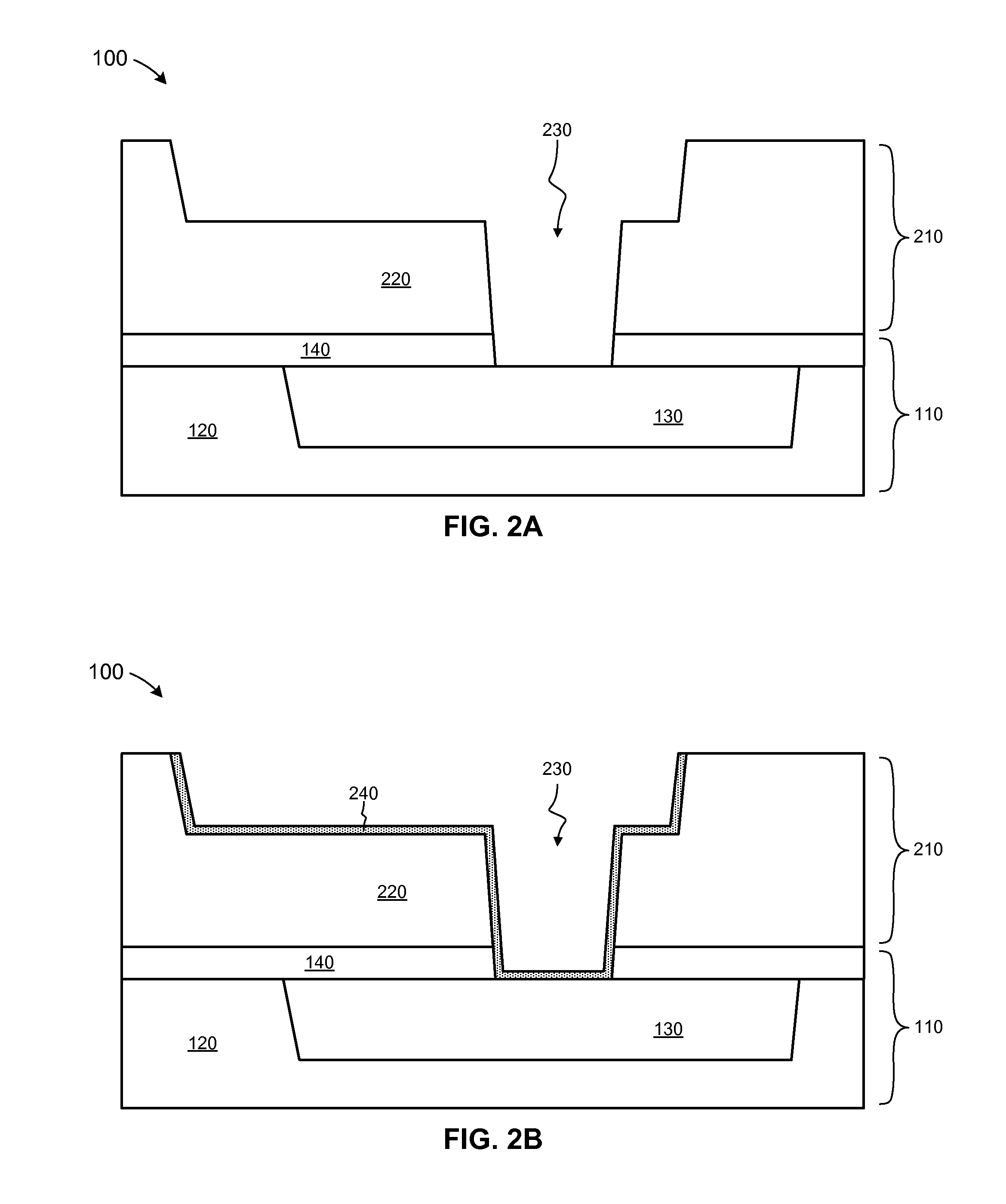 Self-forming embedded diffusion barriers