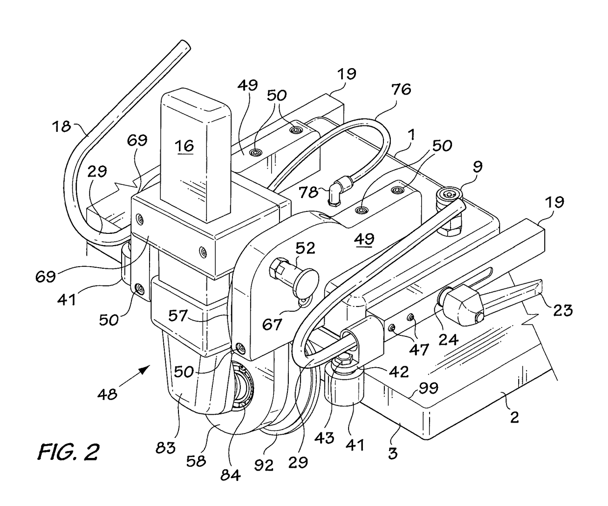 Stone polishing apparatus