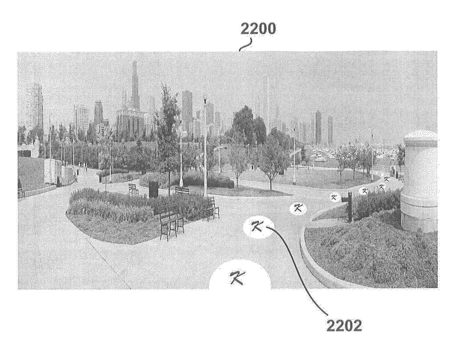 Method of Operating a Navigation System Using Images