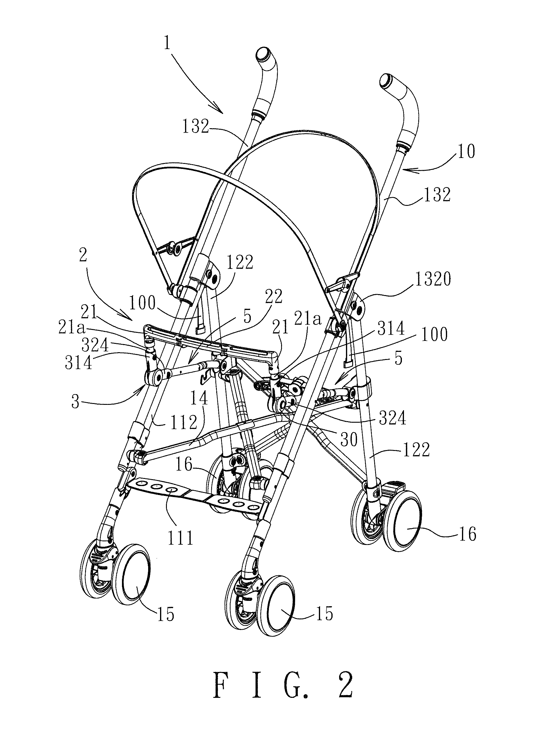 Stroller connectable with a car seat