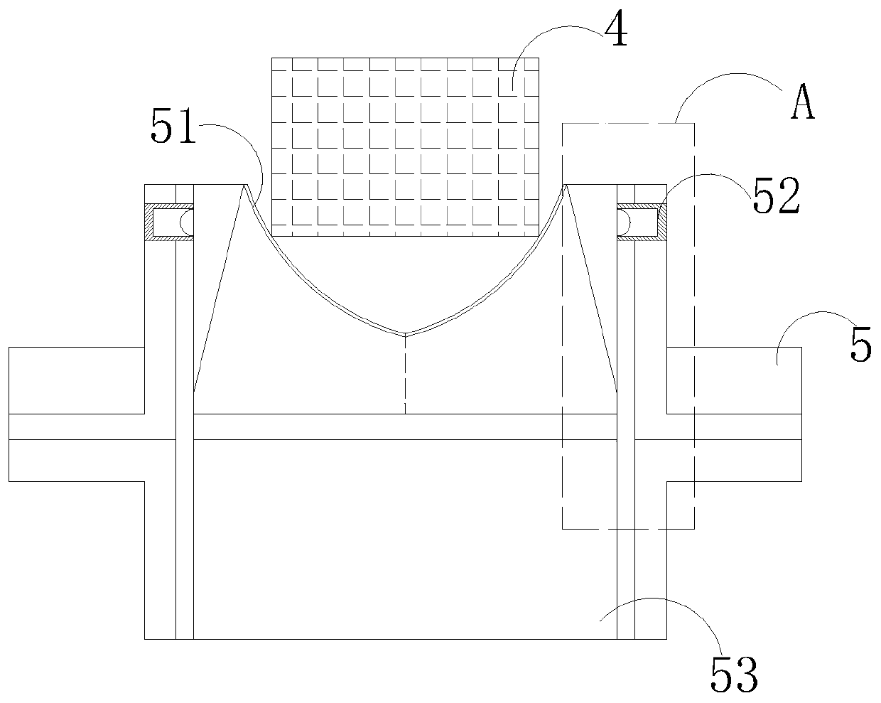 Liquid supply type gas compression device