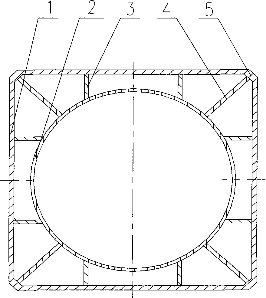 Square cartridge structure