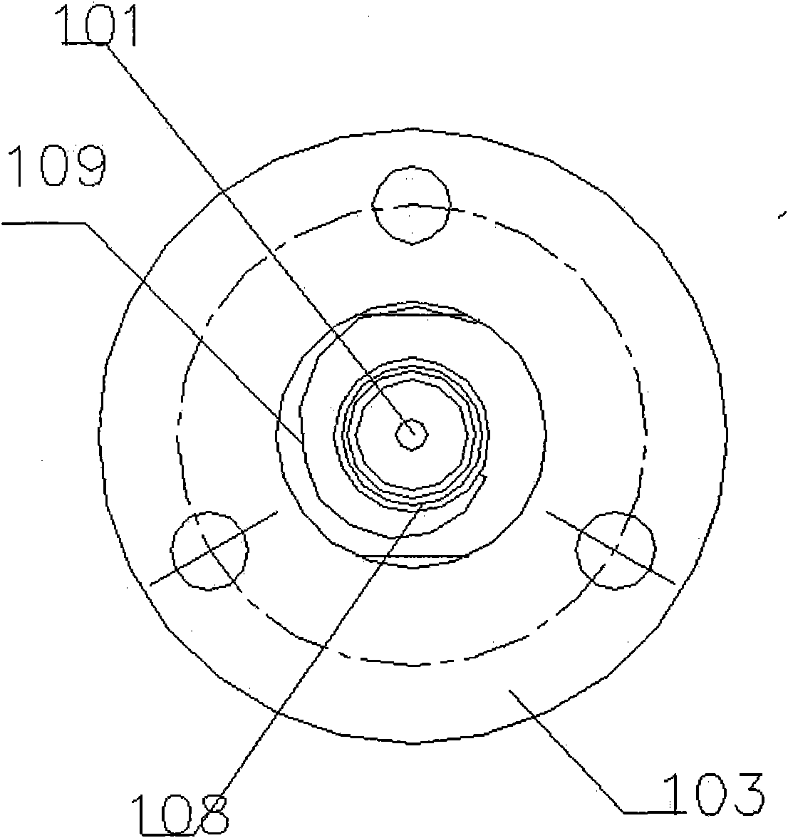 High-frequency rotary connector