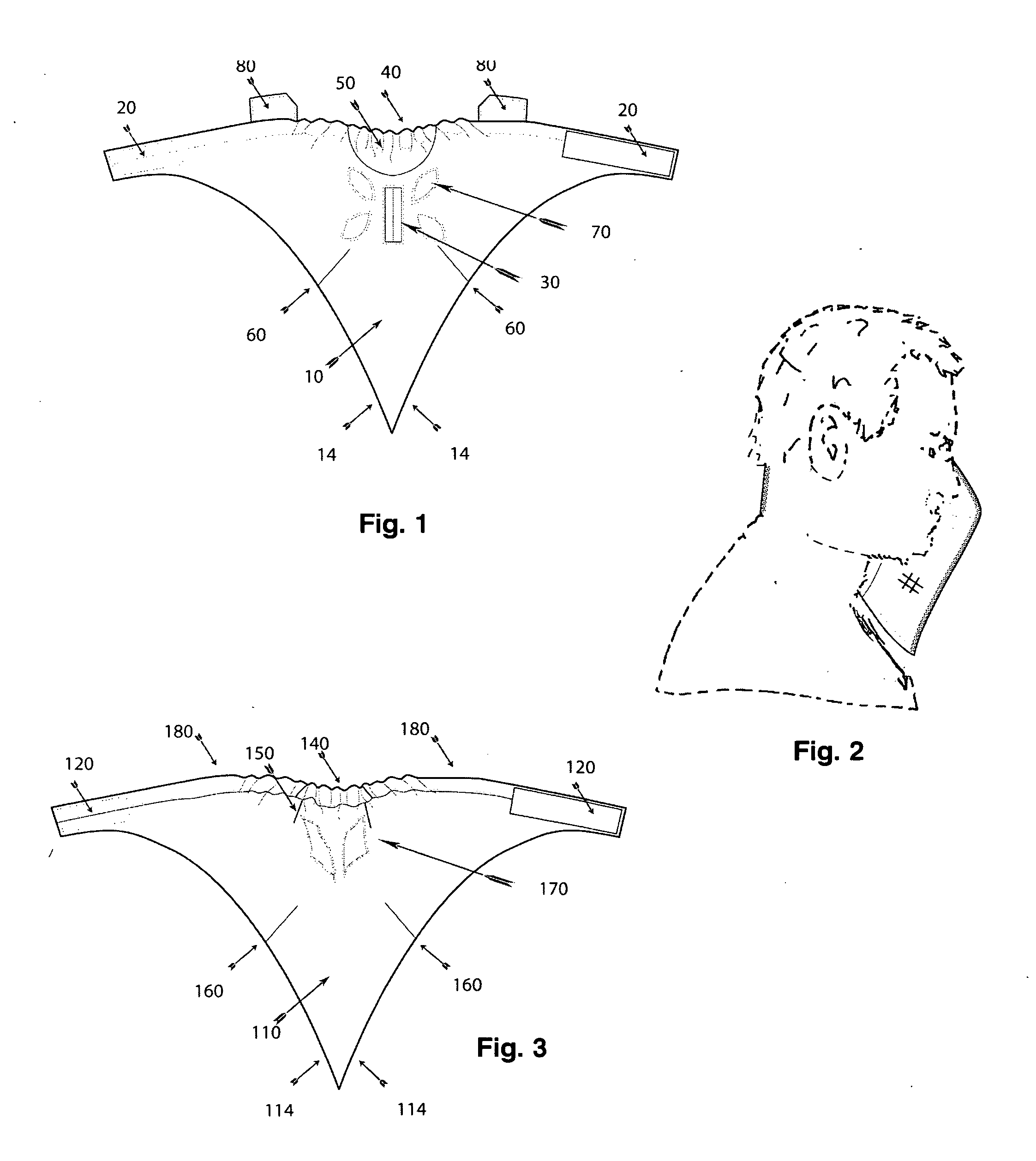 Tailored and vented facial garment