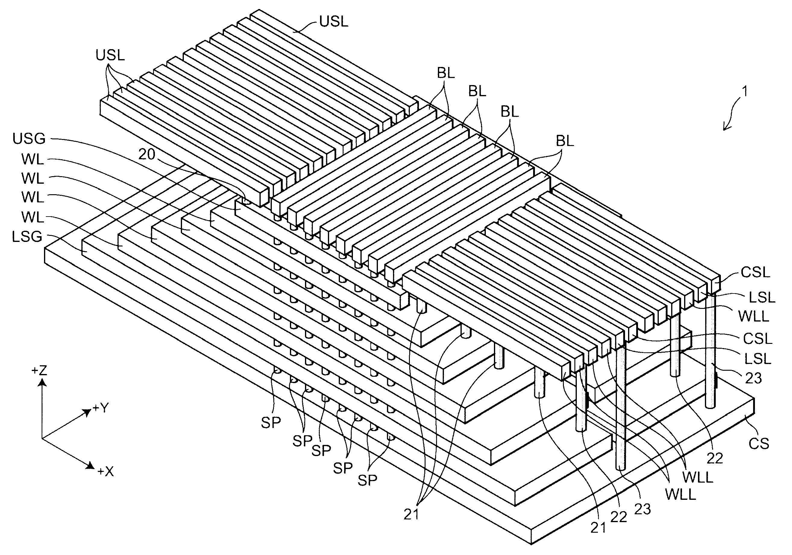 Nonvolatile semiconductor memory device and method for manufacturing same