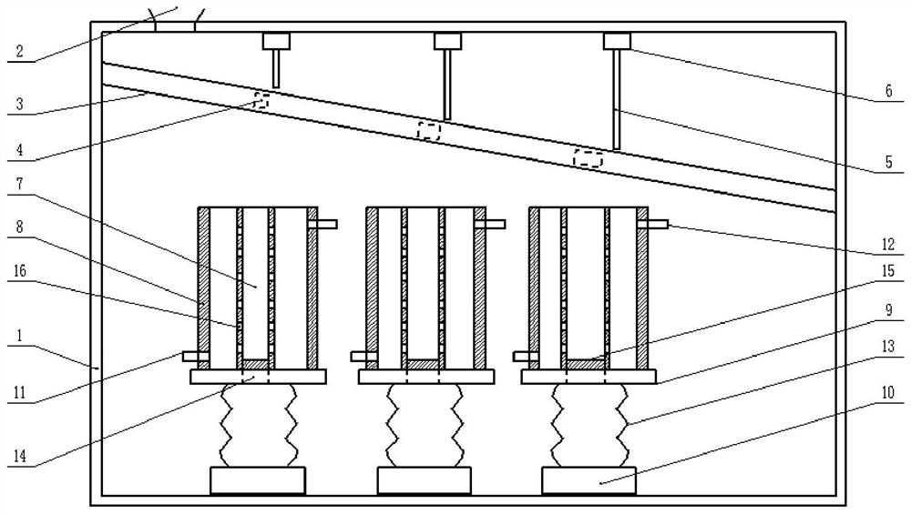 Walnut hot air drying device