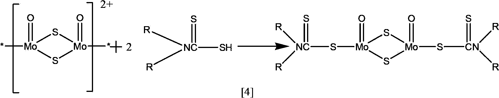 Oil-soluble molybdenum dialkyldithiocarbamate additive preparation method