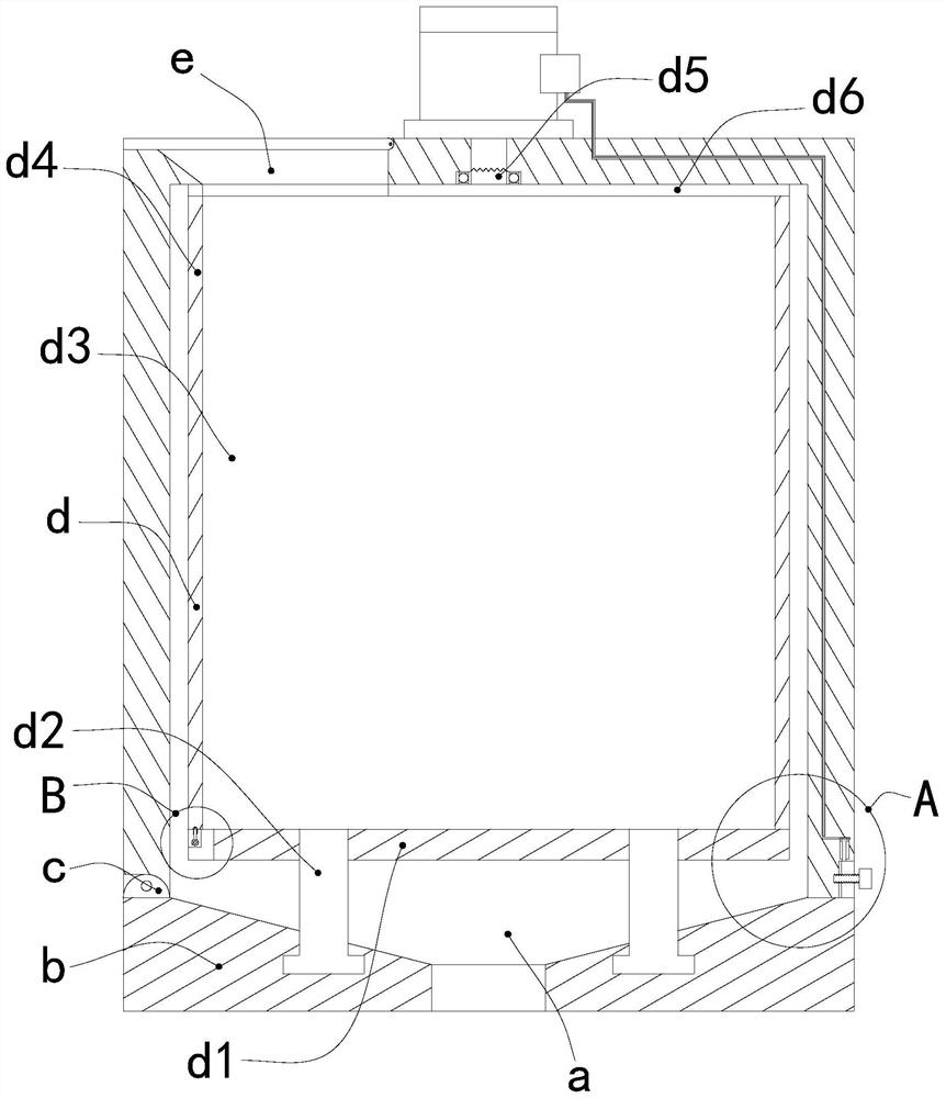 A safe recovery device for kitchen waste material and liquid separation that is easy to recover and take out