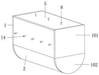 An LED lighting device with self-cleaning function for an exhibition hall