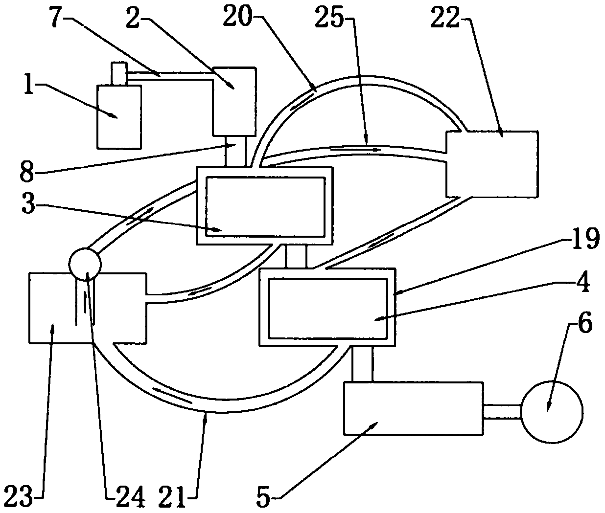 An Efficient Vibration Swing Impact Nanomachine System