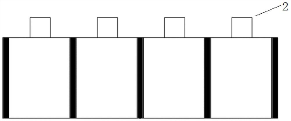 Manufacturing method of laminated pole group, laminated pole group and battery
