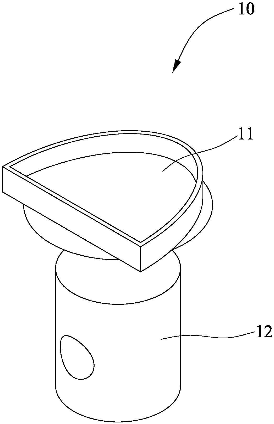 Test method for adhesive strength of filter cartridge end cap