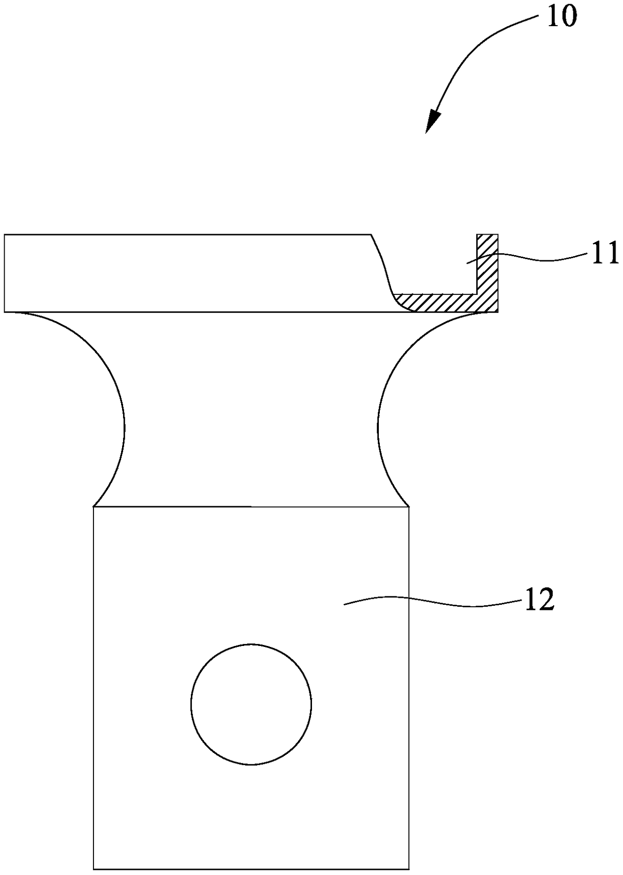 Test method for adhesive strength of filter cartridge end cap