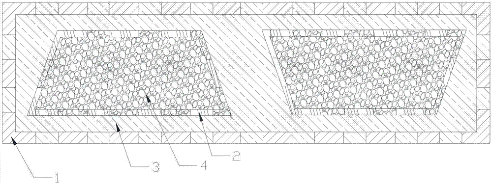 Cage structure lithium battery positive pole