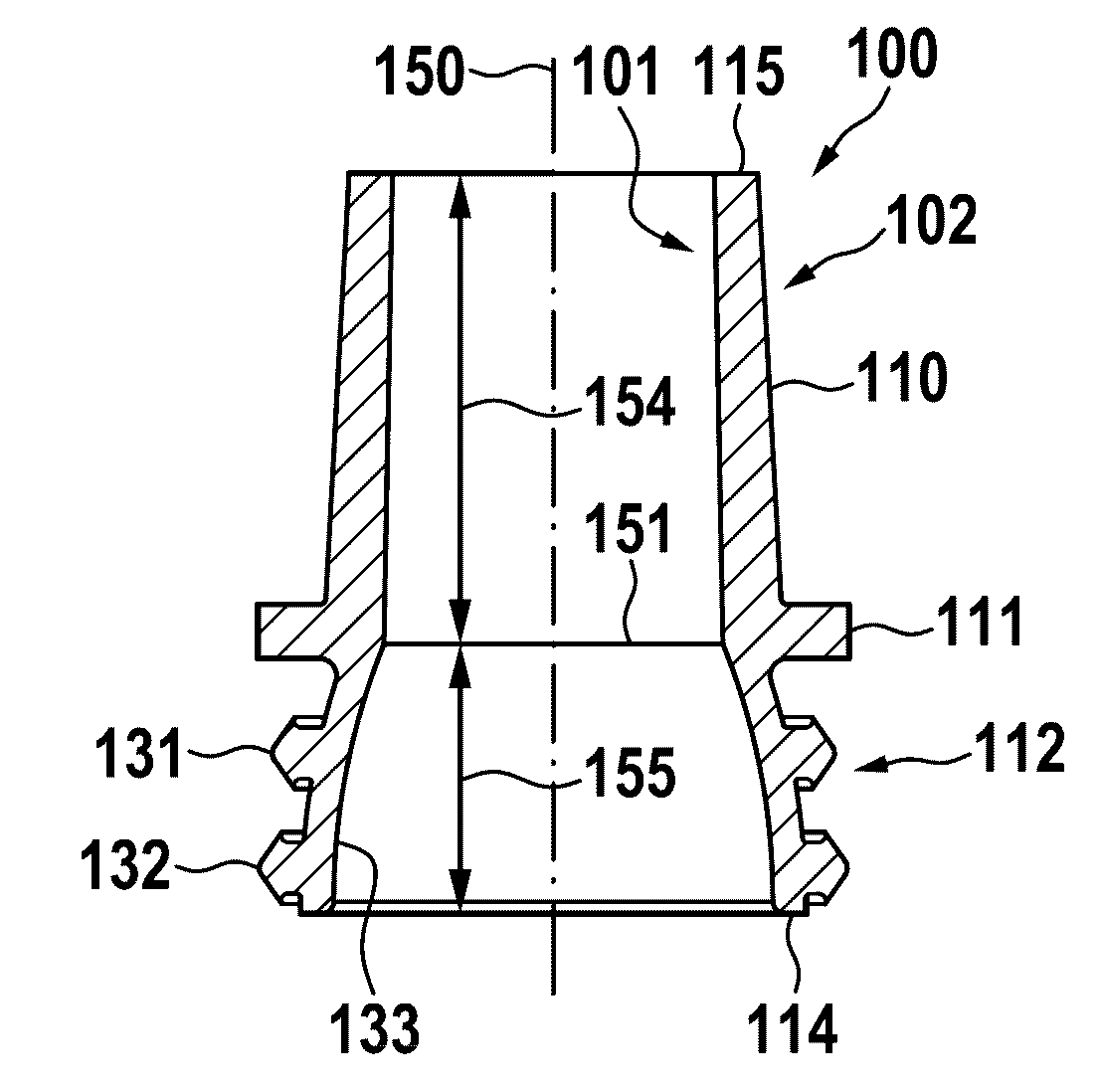 Sealable terminal for rechargeable battery