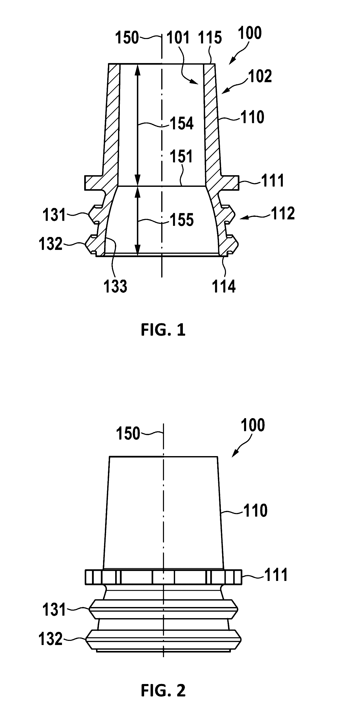 Sealable terminal for rechargeable battery