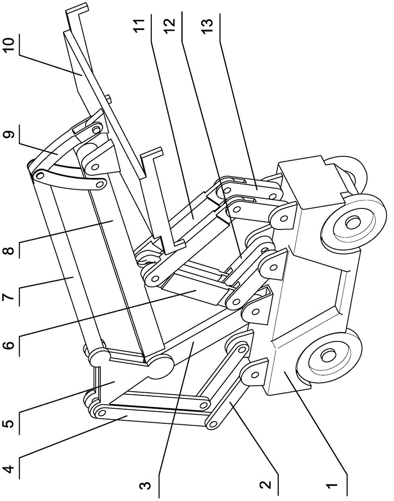 Heavy-duty container reach stacker crane