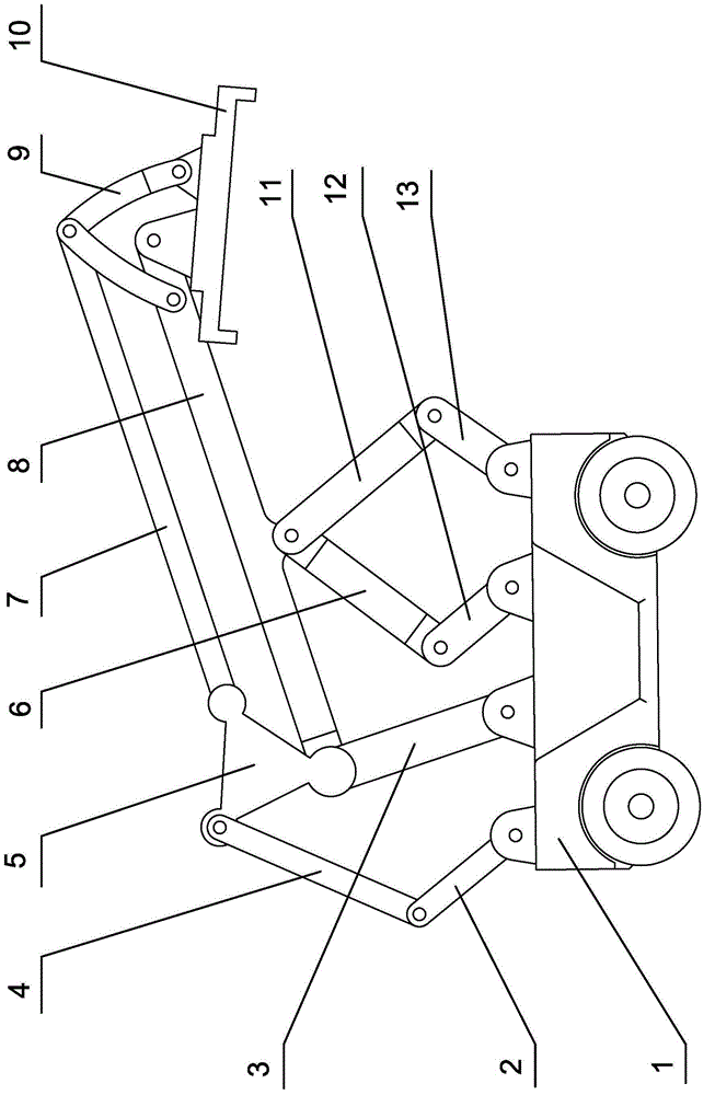 Heavy-duty container reach stacker crane