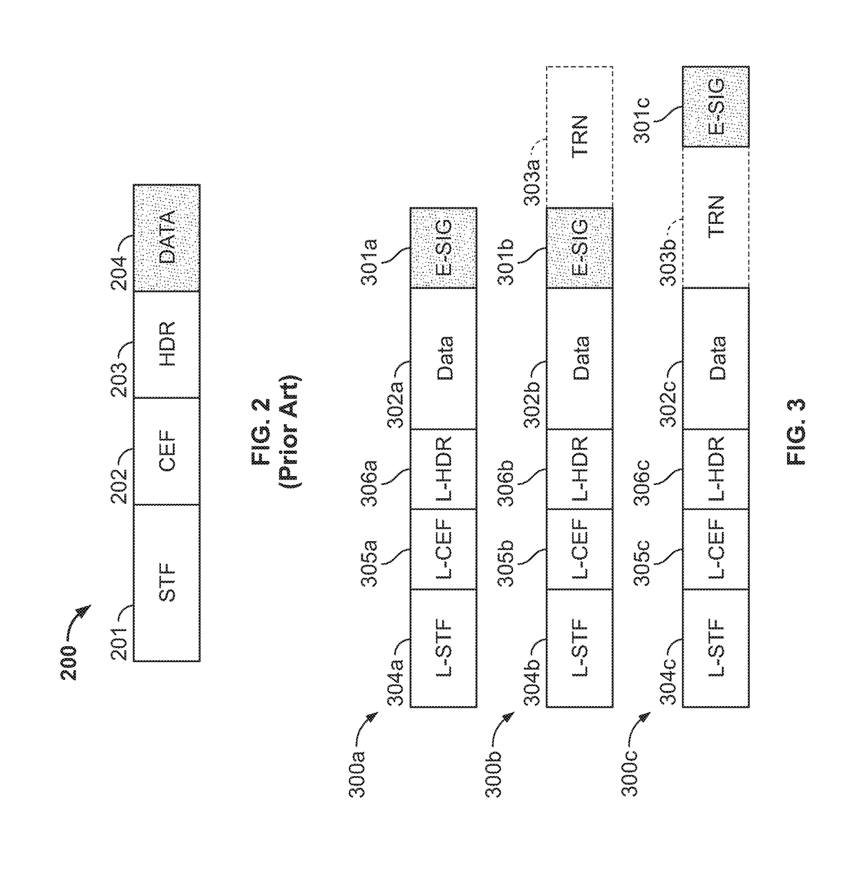 Systems and methods for performing data frame configuration on the physical layer for high-data rate wireless local area networks (WLANS)