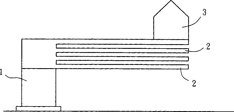 Stretching type folding probe