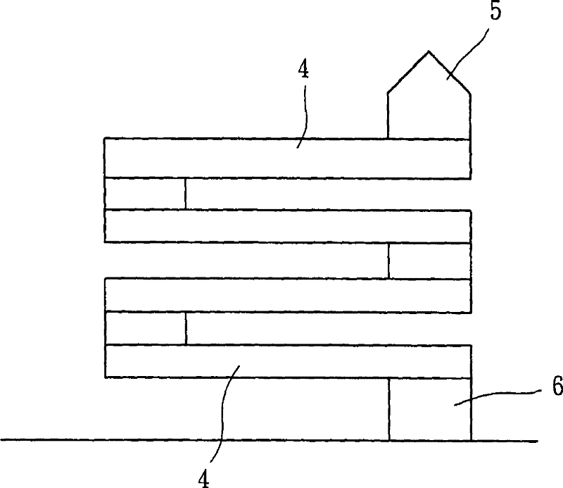 Stretching type folding probe