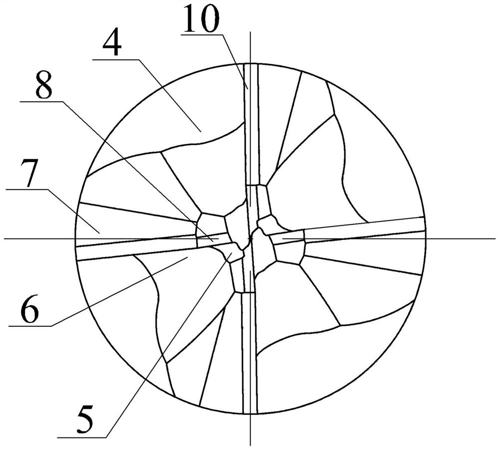 Integral double-end forming slot milling cutter for stainless steel machining