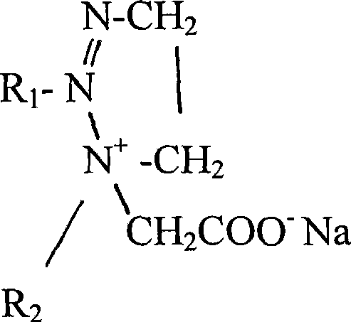 Process for preparing non-amine asphalt antistripping agent with amphiprotic activity
