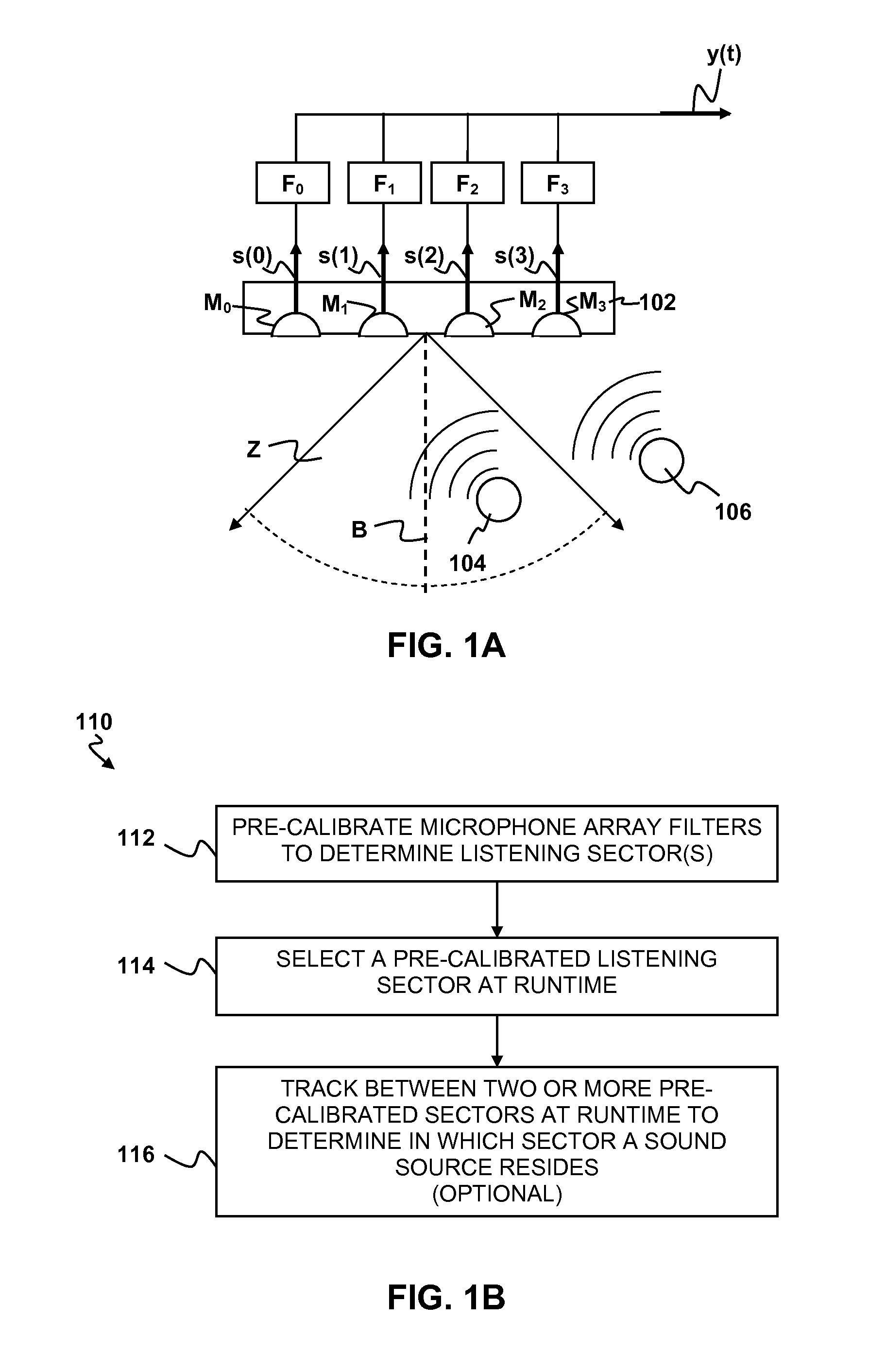 Tracking device with sound emitter for use in obtaining information for controlling game program execution