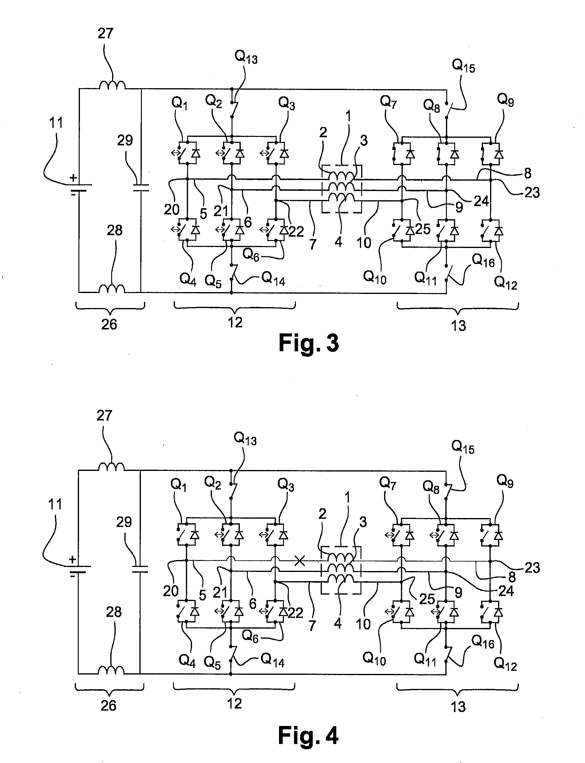 Voltage inverter and method of controlling such an inverter