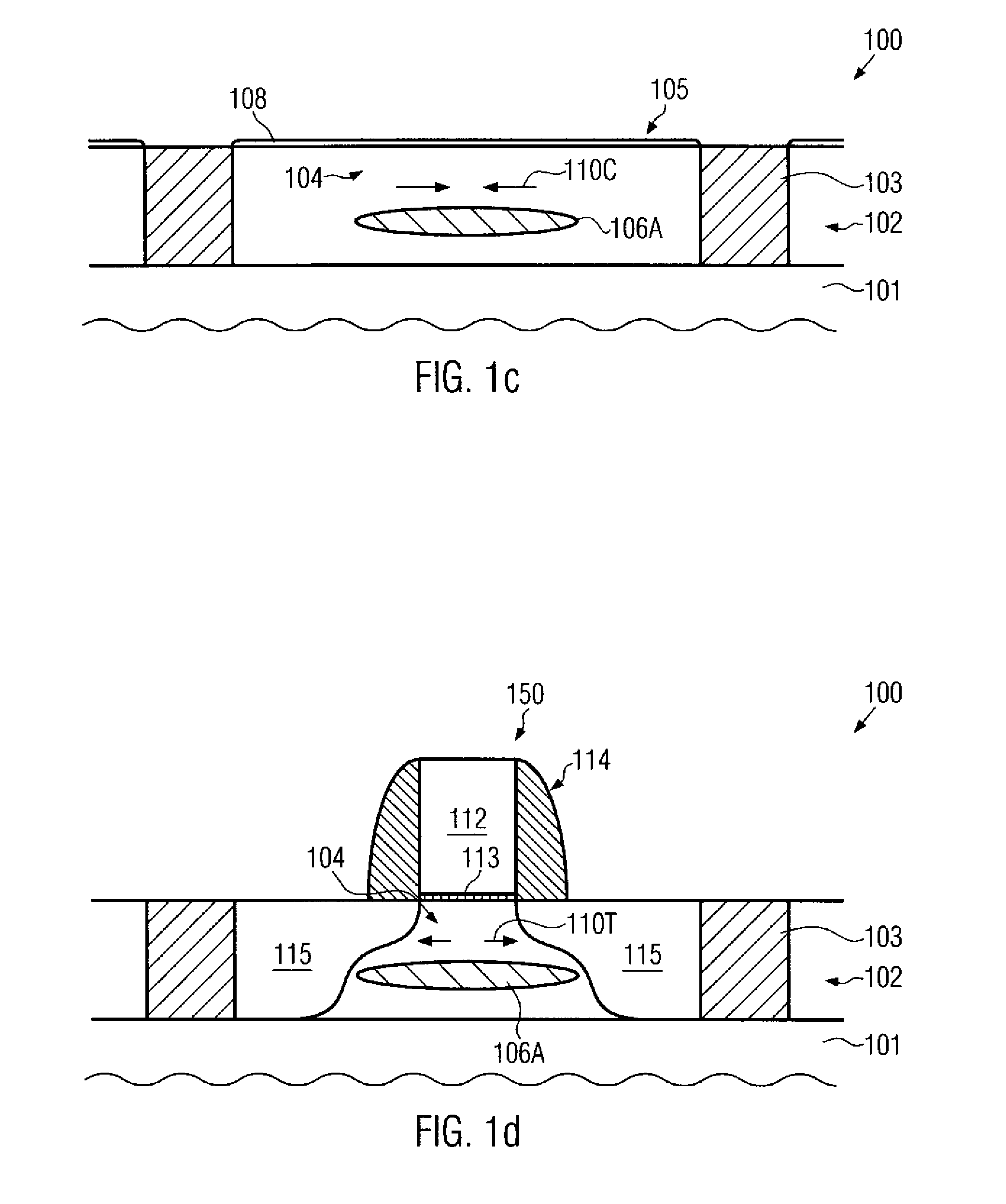 Technique for strain engineering in silicon-based transistors by using implantation techniques for forming a strain-inducing layer under the channel region