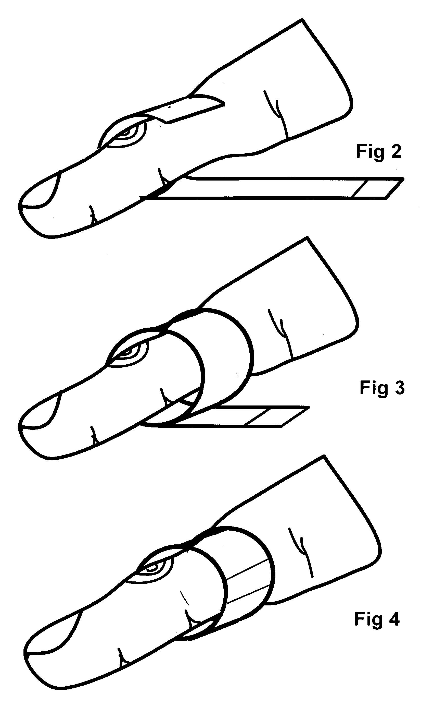 Adjustable, reusable, disposable finger splint to restrict flexion of the phalangeal joints of the hand