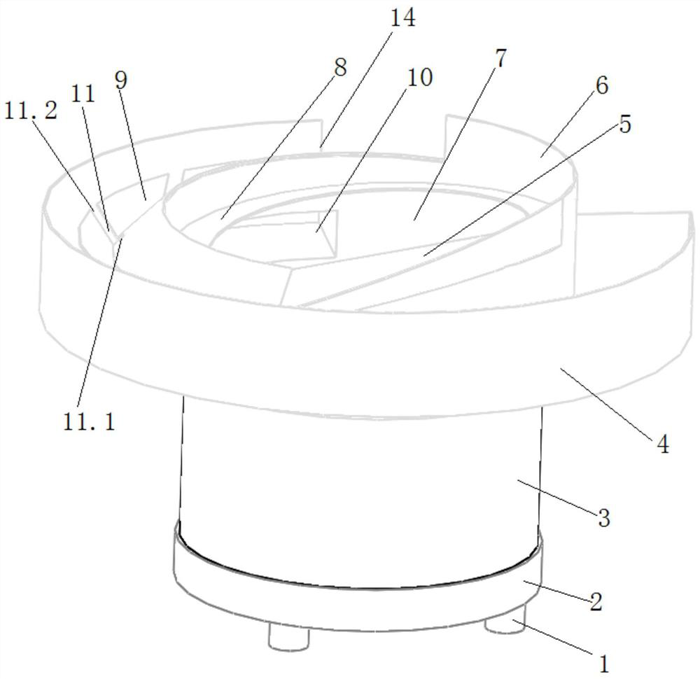 Automatic continuous head and tail positioning device and method for crayfishes