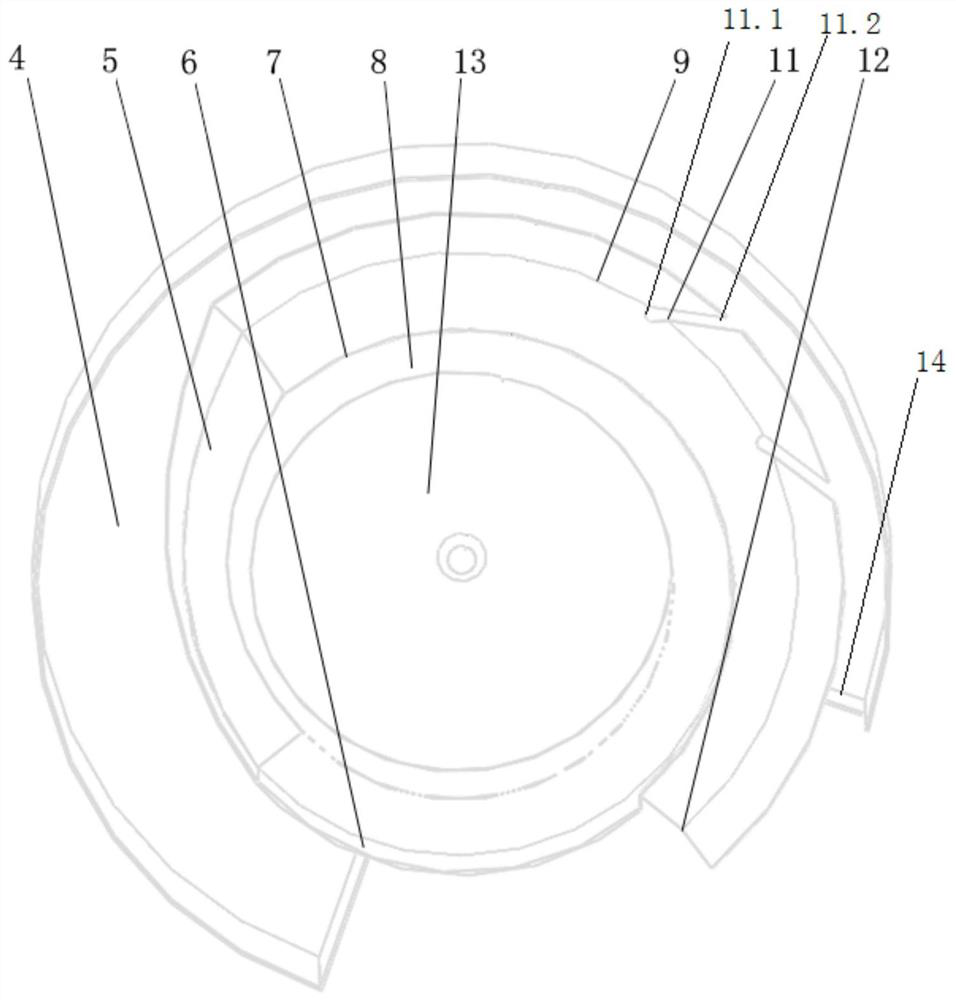 Automatic continuous head and tail positioning device and method for crayfishes