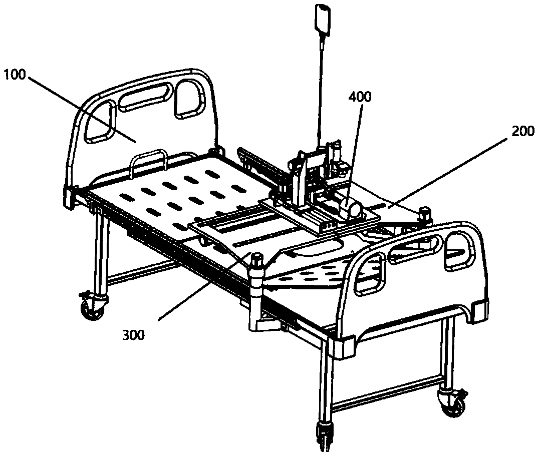 Automatic blood sampling and automatic transfusion nursing bed