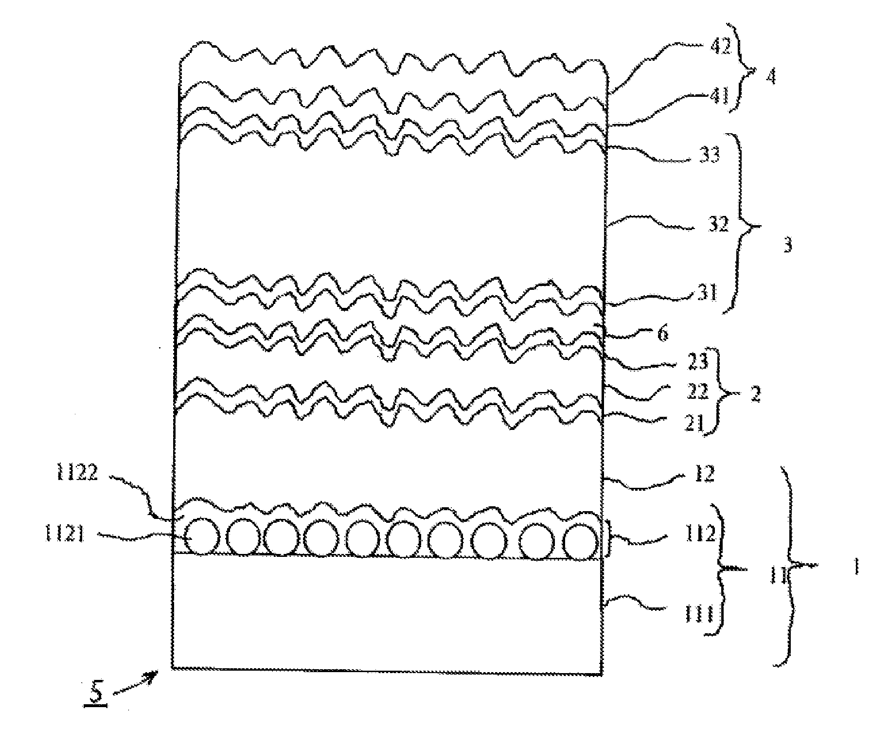 Substrate for thin-film photoelectric conversion device, thin-film photoelectric conversion device including the same, and method for producing substrate for thin-film photoelectric conversion device