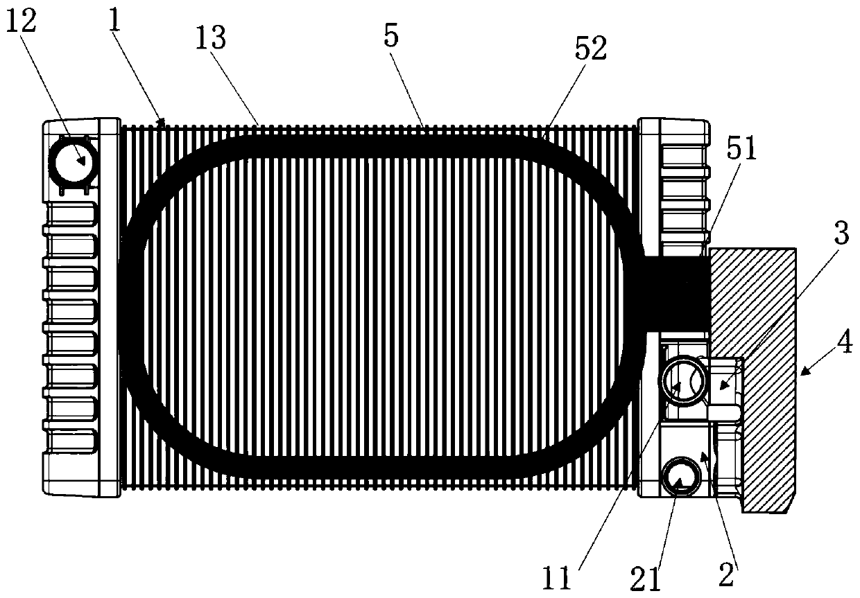 Automobile thermal management intelligent radiator module and automobile